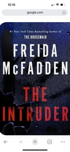 Book cover: The Intruder by Freida McFadden